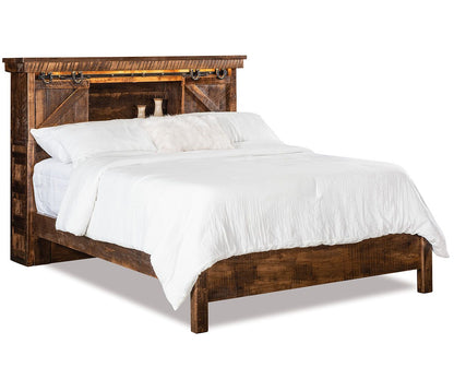 Bookcase Headboard w/ Low Footboard