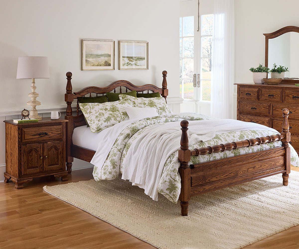 Non-Wrap Bed