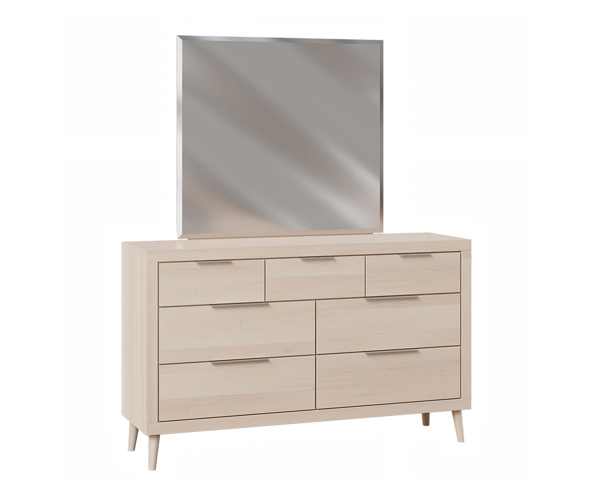 Ivy High Dresser with Beveled Mirror