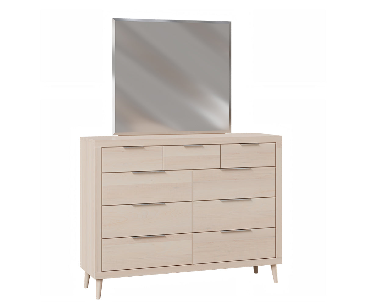 Ivy Standard Dresser with Beveled Mirror