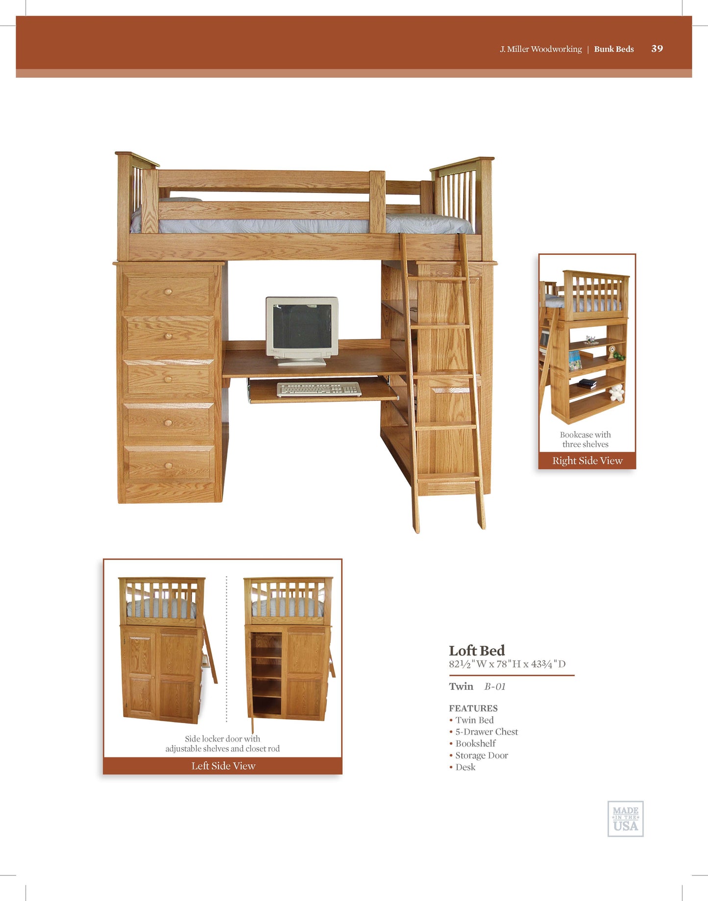 Loft Bed With Desk