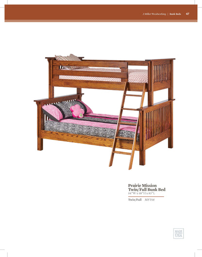 Prairie Mission Twin/Full Bunk Bed