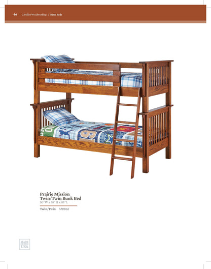 Prairie Mission Twin/Twin Bunk Bed
