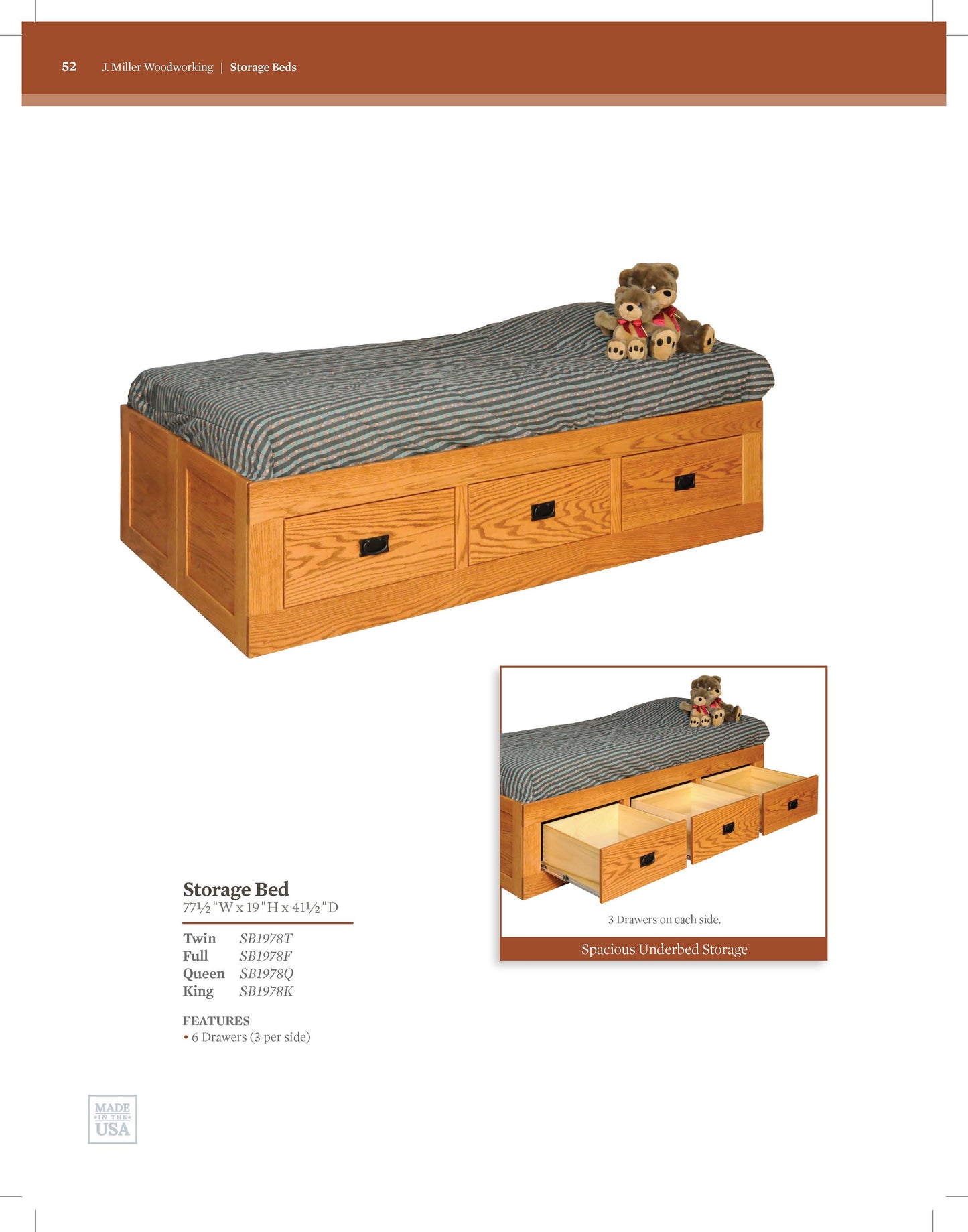 Storage Bed Twin