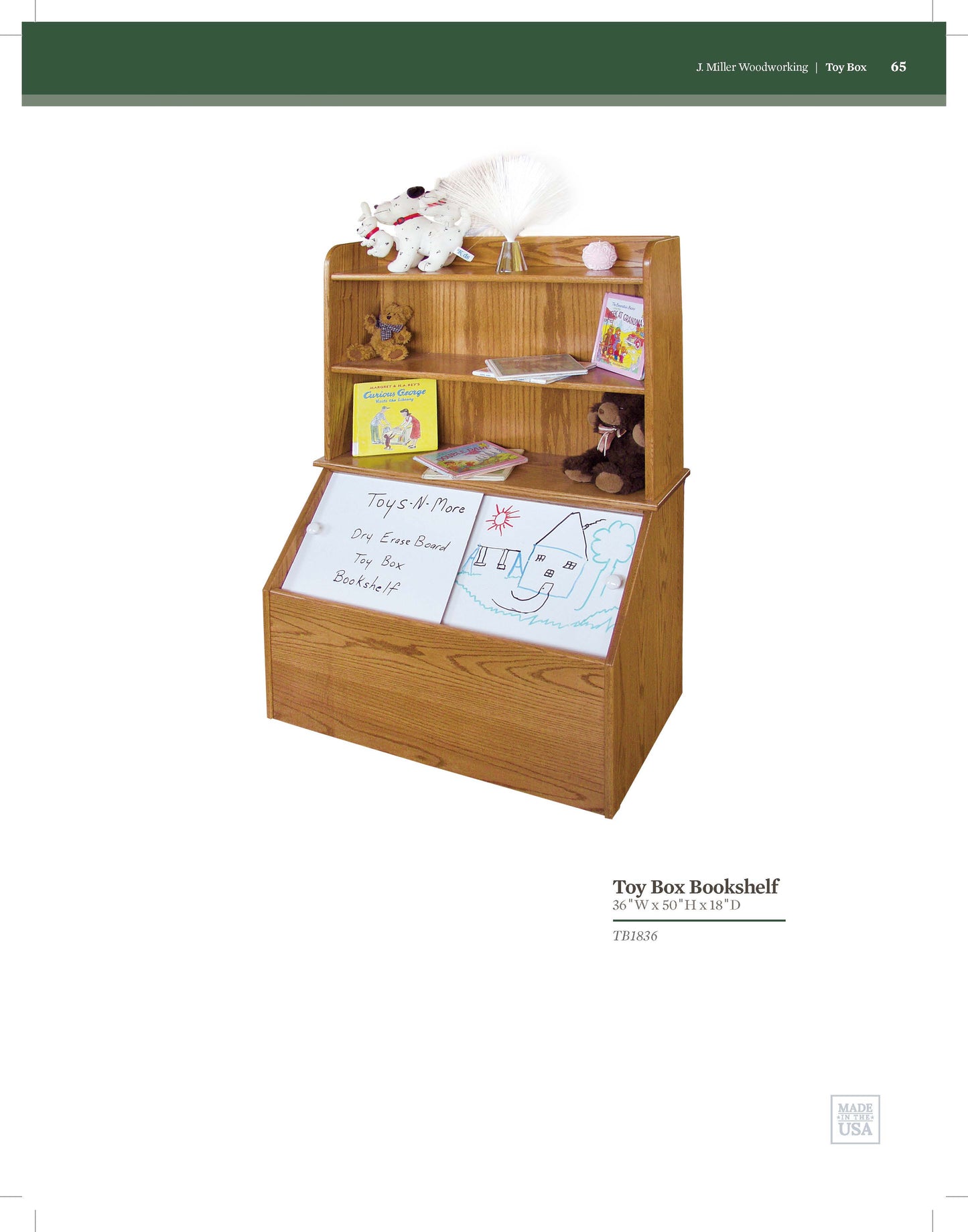 Toy Box Bookshelf