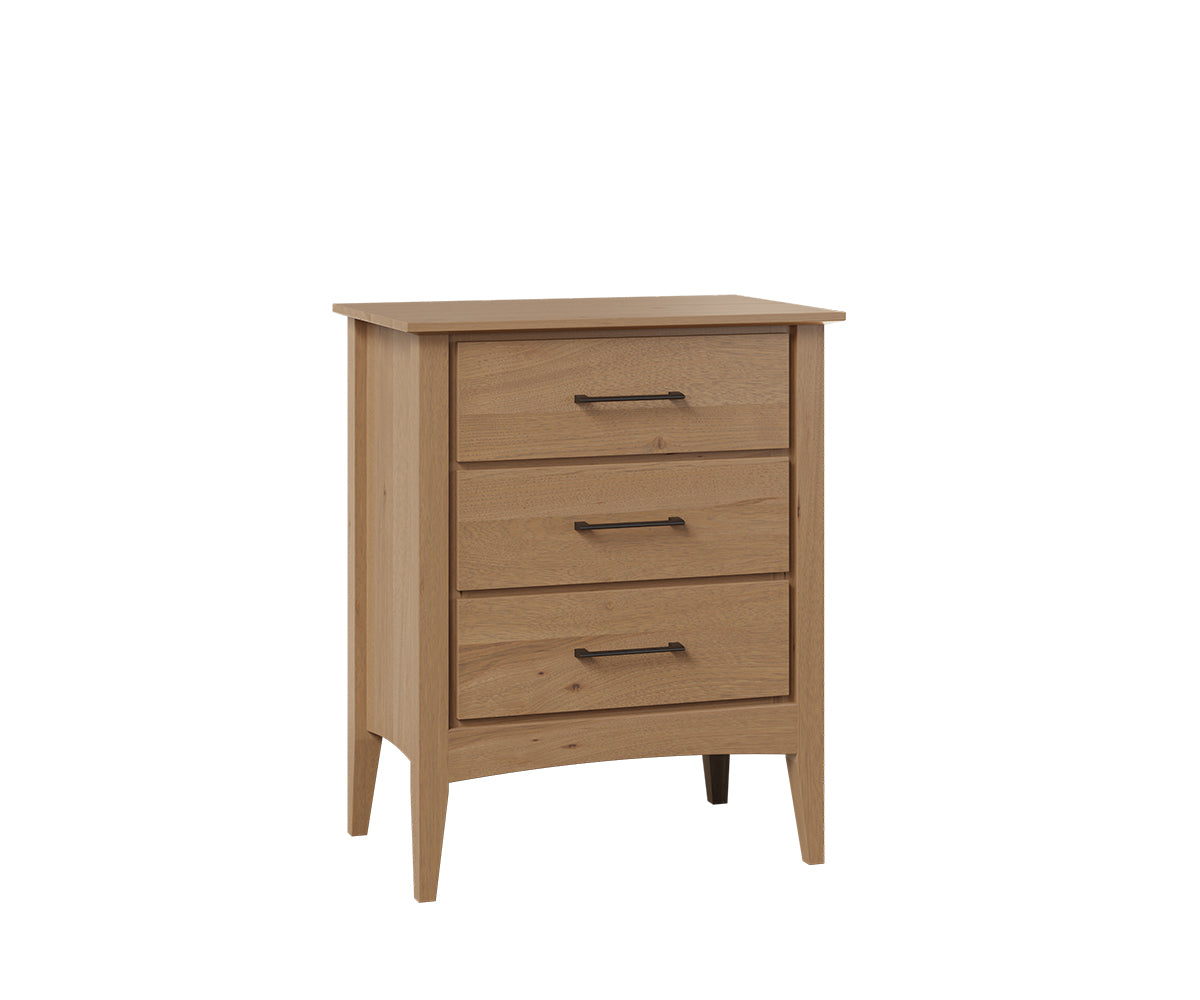 Atlantic 3 Drawer Nightstand – 26½"W