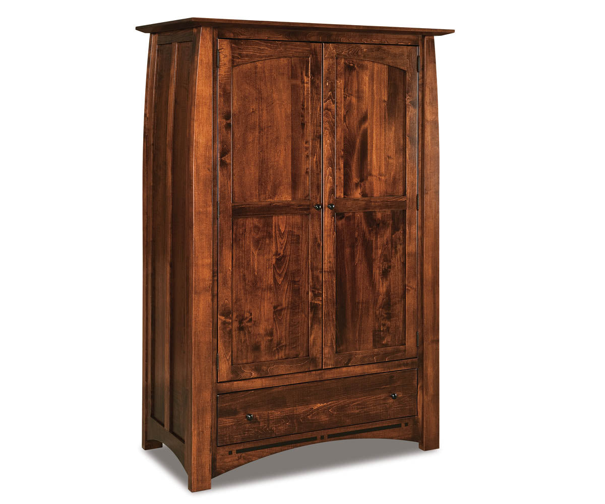 Boulder Creek Wardrobe Armoire; 1 drawer, 2 door – 47"W