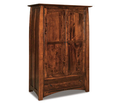 Boulder Creek Wardrobe Armoire; 1 drawer, 2 door – 47"W