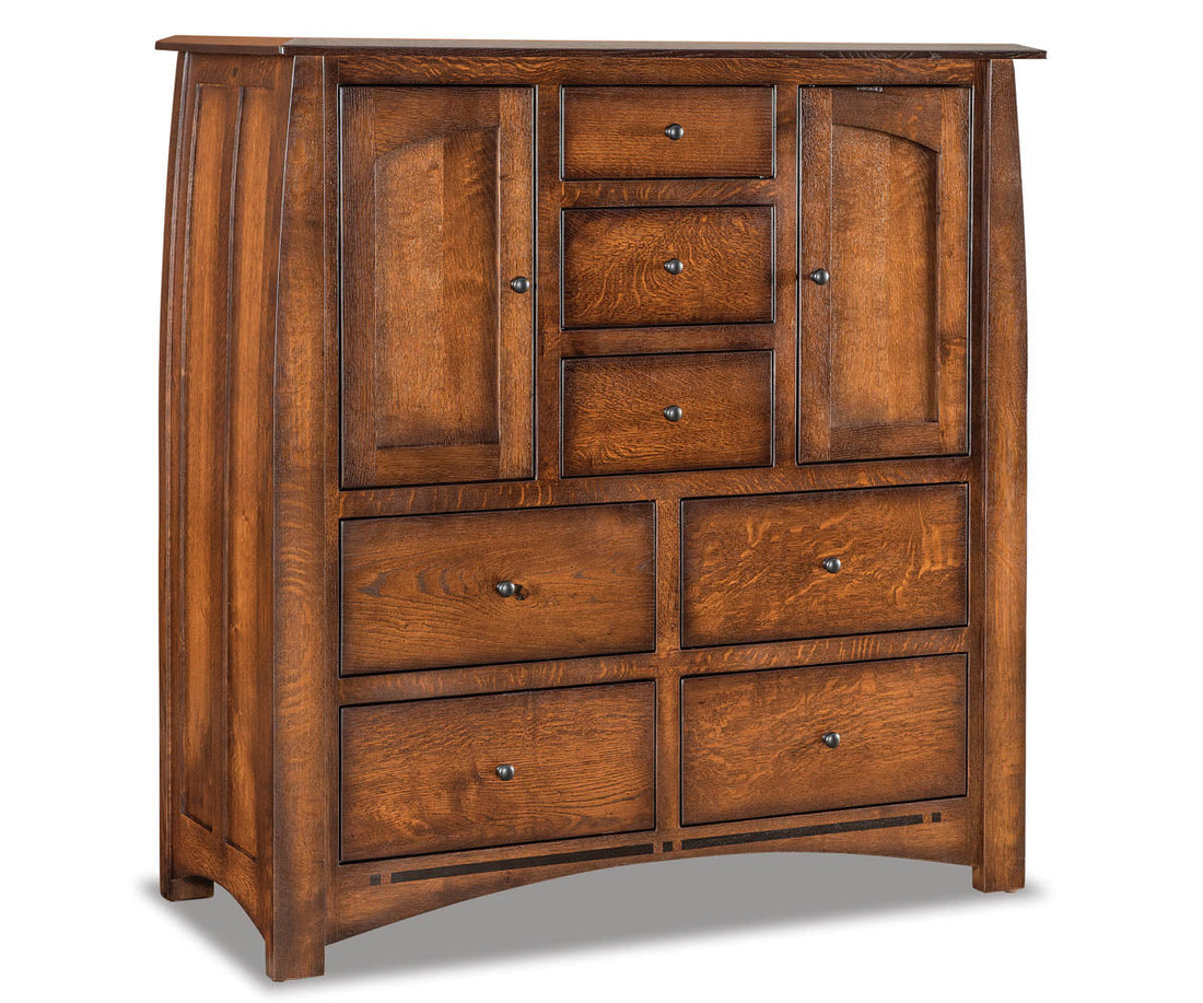 Boulder Creek His & Hers Chest; 7 drawer, 2 door – 51"W