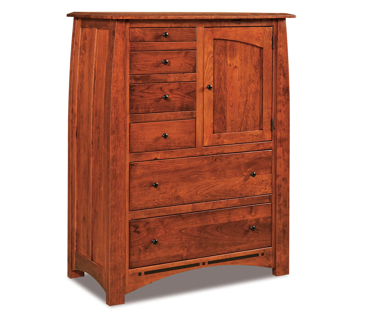 Boulder Creek Gentleman's Chest; 6 drawer, 1 door – 41"W