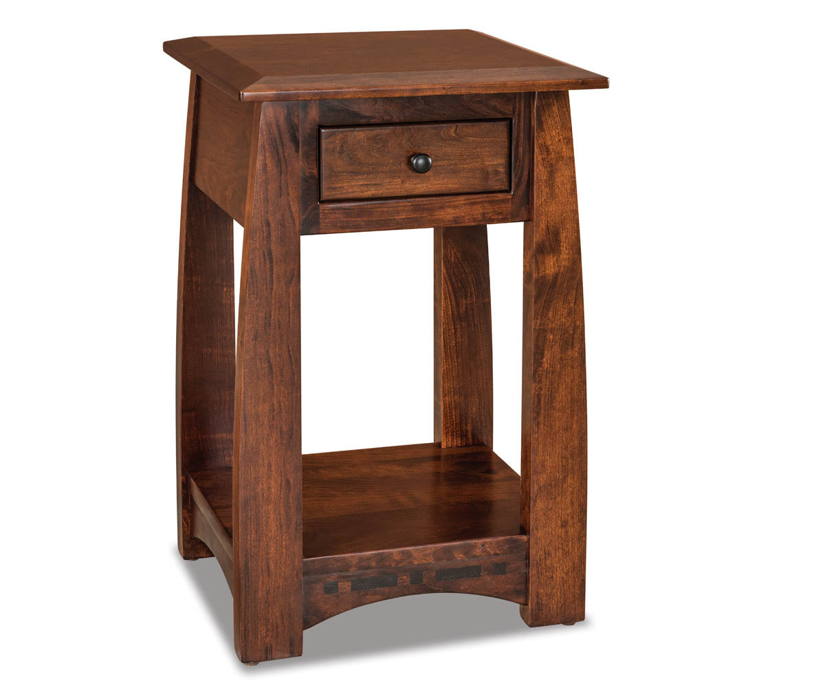 Boulder Creek 1 Drawer Nightstand with opening – 22¾"W