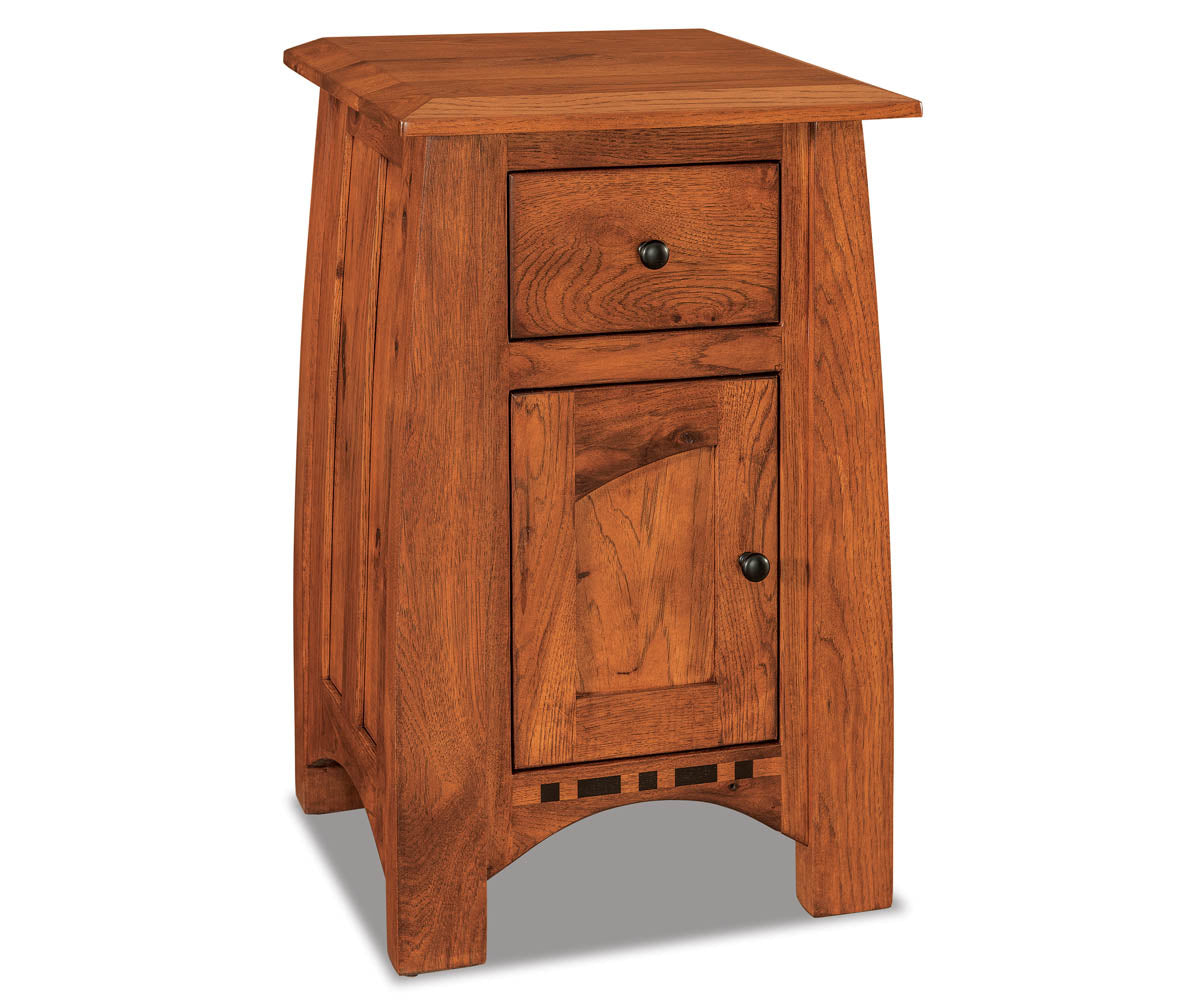 Boulder Creek 1 Drawer, 1 Door Nightstand – 18¼"W
