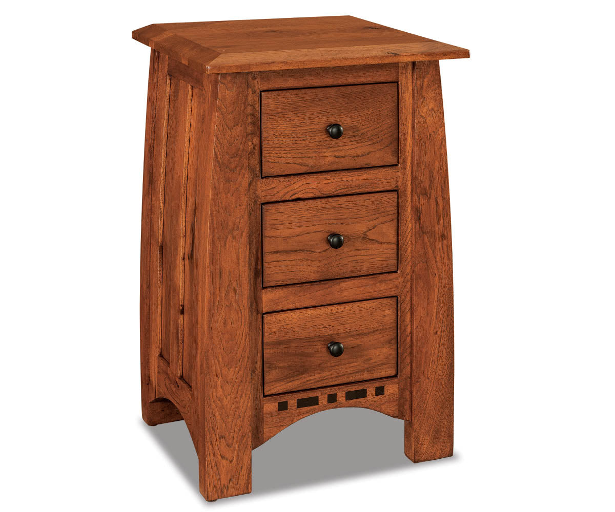 Boulder Creek 3 Drawer Nightstand – 22¾"W