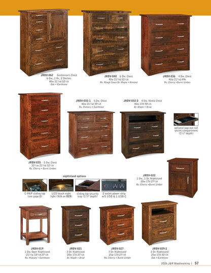Denver Armoire, 2 drawer, 2 door – 40"W