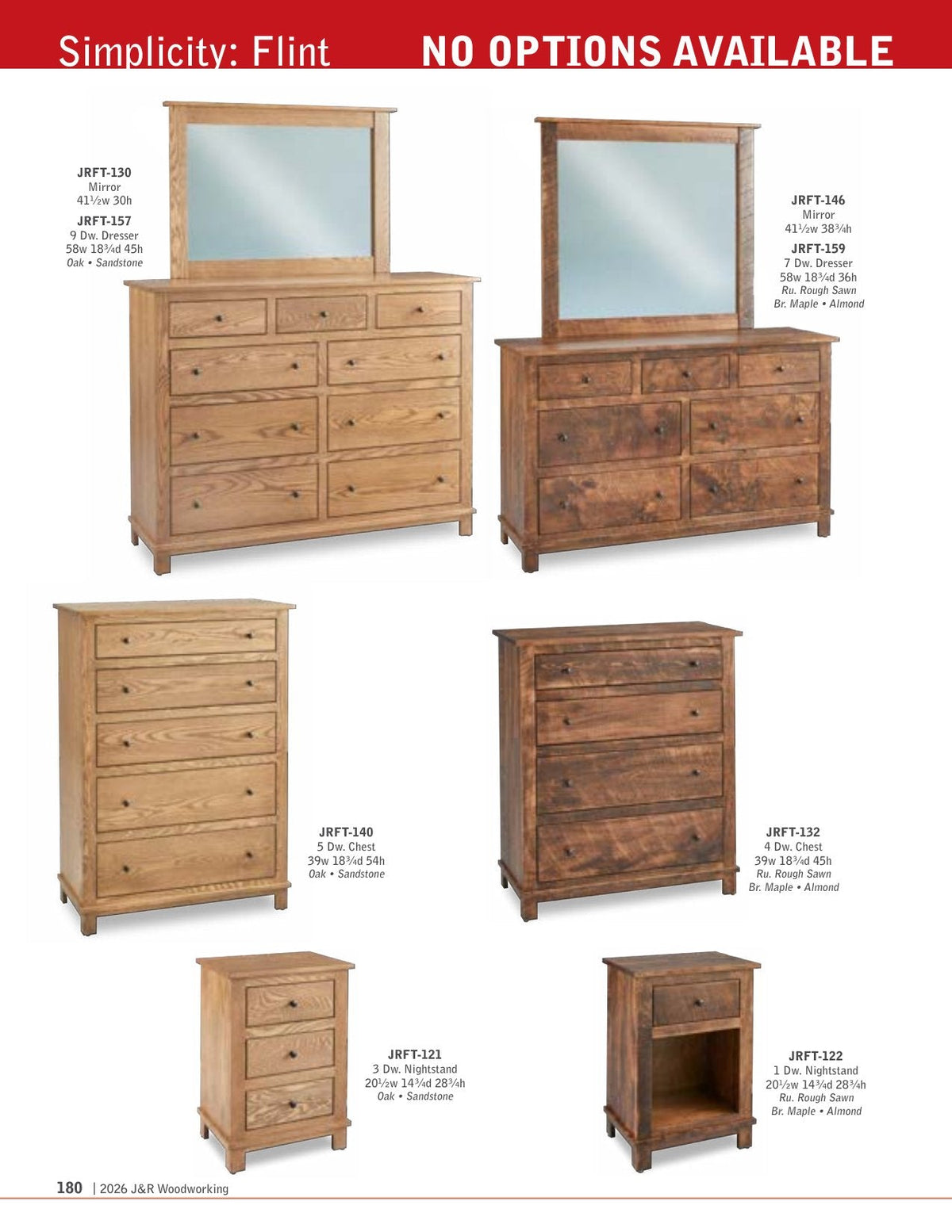 Flint 9 Drawer Dresser with Beveled Mirror – 58"W