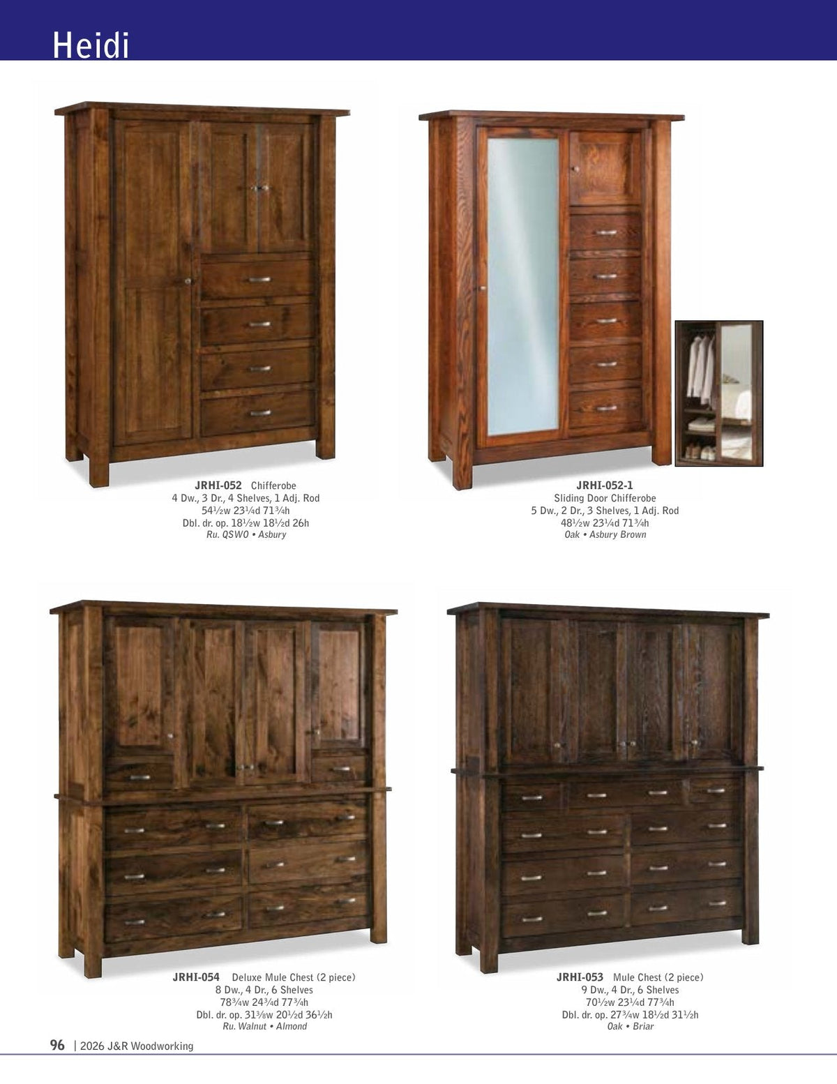 Heidi 5 Drawer Chest – 35½"W