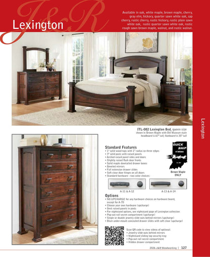 Lexington Chifferobe; 4 drawer, 3 door – 50"W