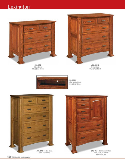 Lexington Chifferobe; 4 drawer, 3 door – 50"W