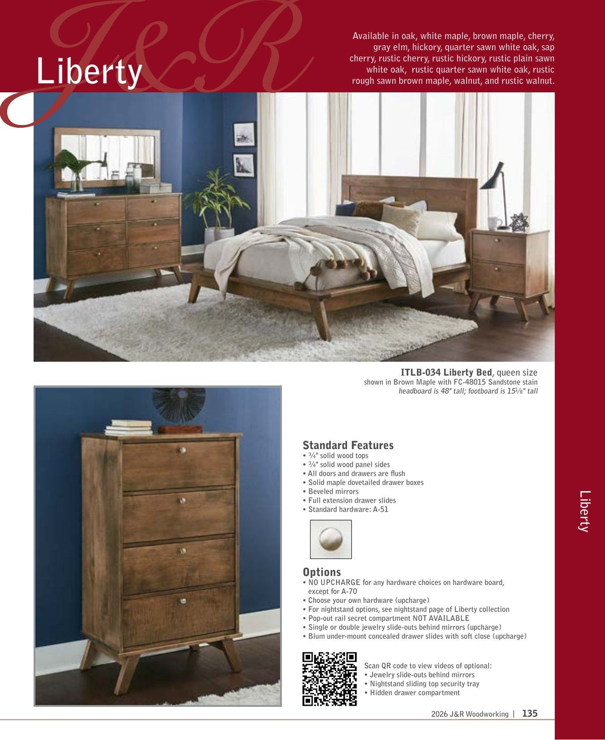 Liberty 4 Drawer Chest – 28¾"W