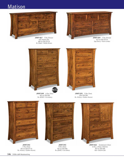 Matison Armoire; 3 drawer, 2 door – 43½"W