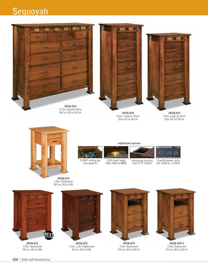 Sequoyah Armoire; 3 drawer, 2 door – 43½"W