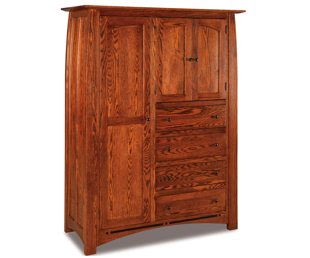 Boulder Creek Chifferobe; 4 drawer, 3 door – 47"W
