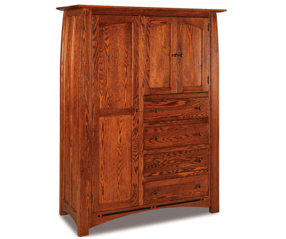 Boulder Creek Chifferobe; 4 drawer, 3 door – 47"W