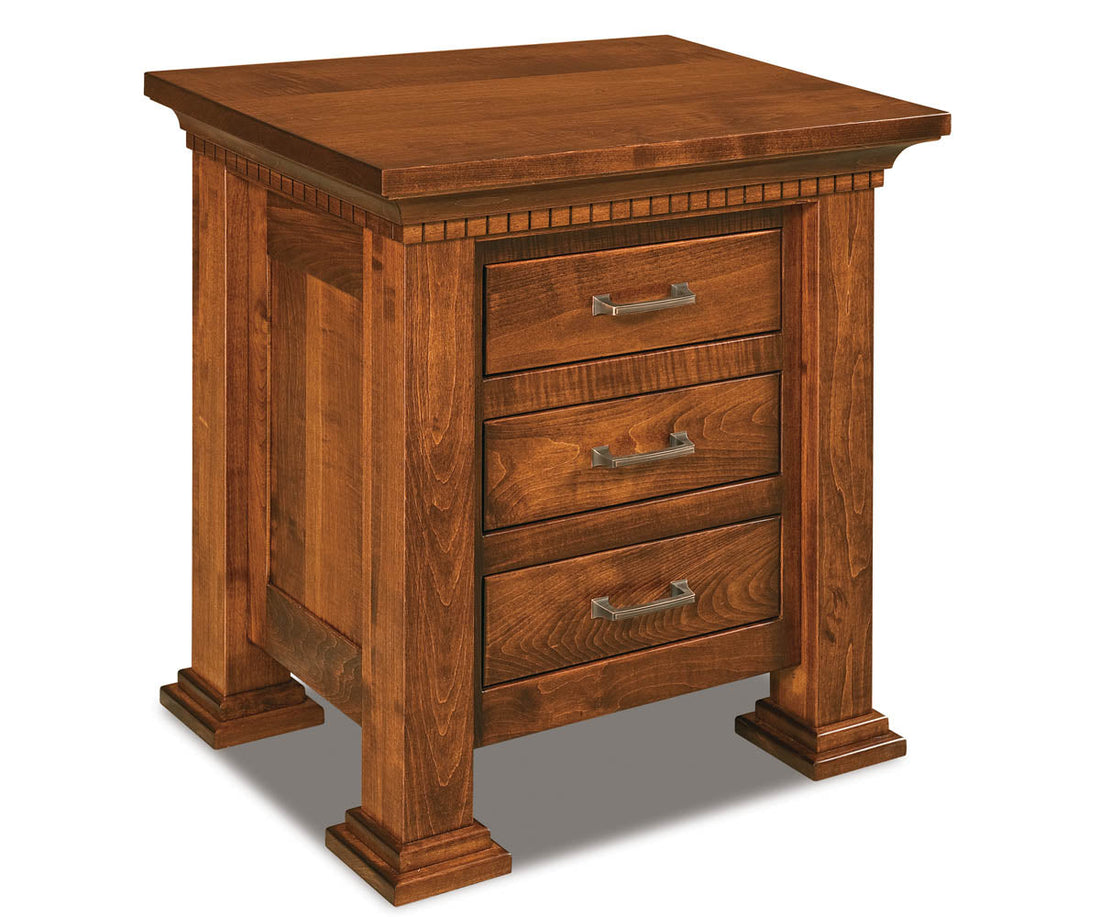 Empire 3 Drawer Nightstand – 27"W x 28"H