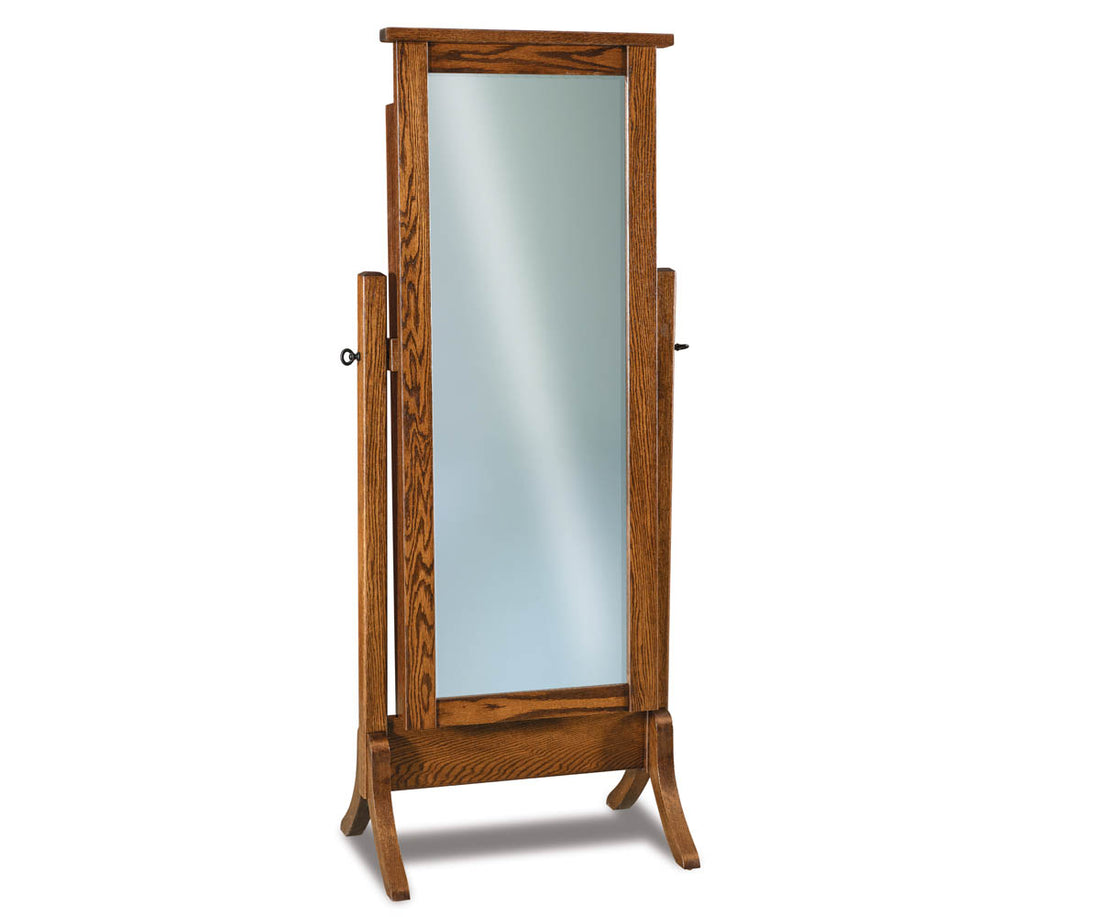 Flush Mission Beveled Cheval Mirror – 26"W