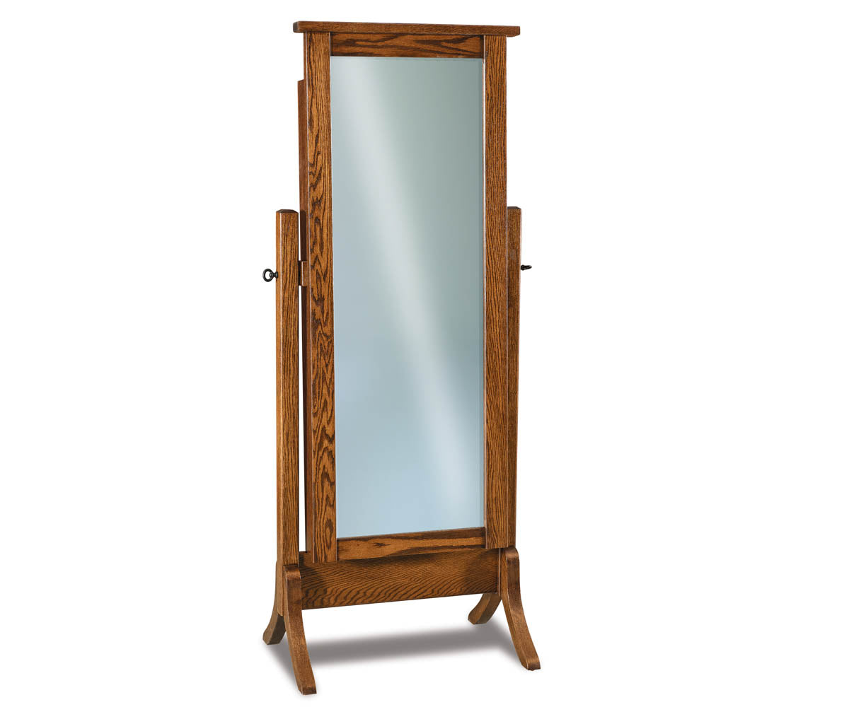 Flush Mission Beveled Cheval Mirror – 26"W