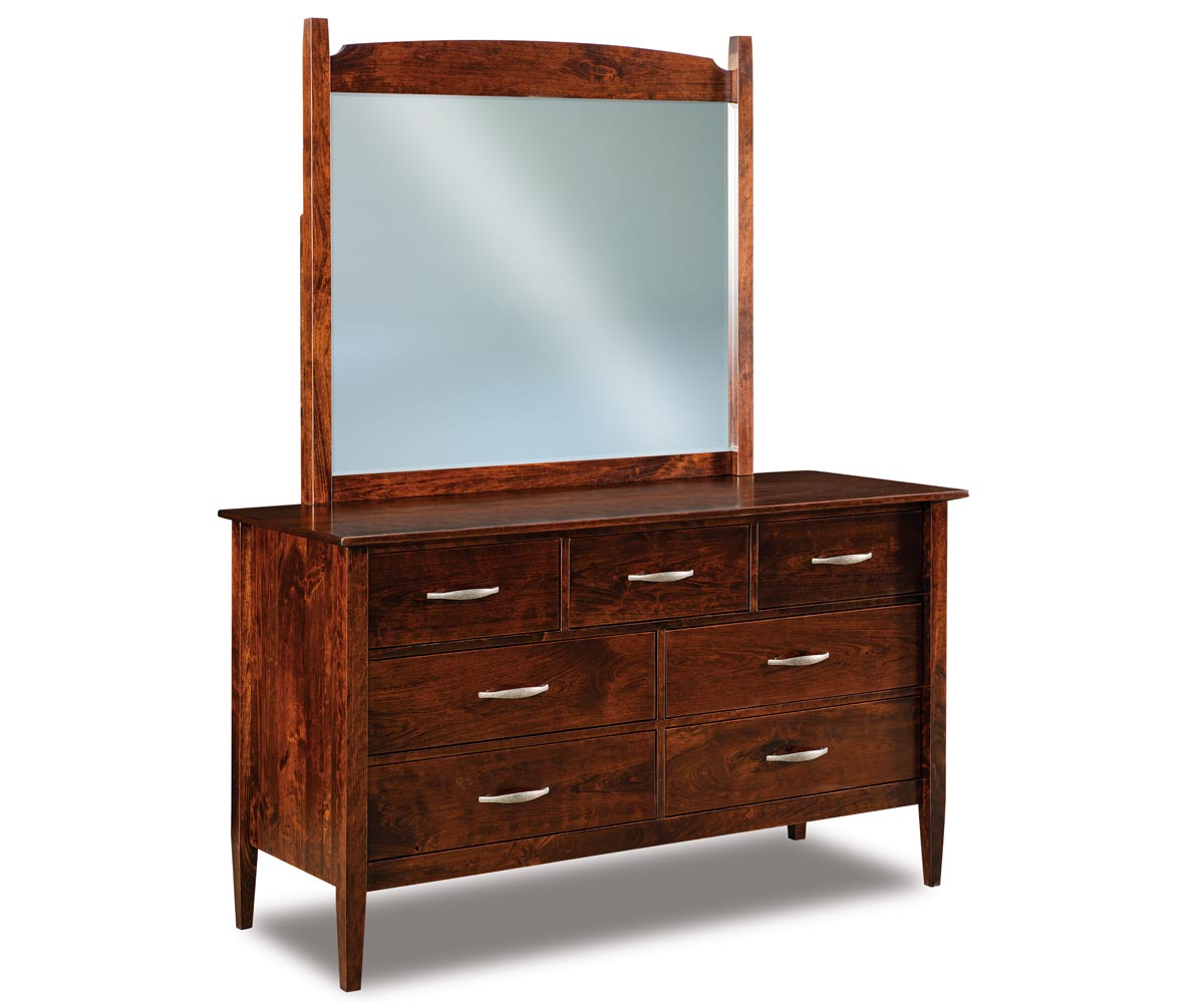 Imperial 7 Drawer Dresser with Beveled Mirror – 59"W