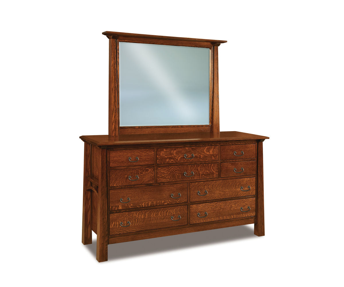 Artesa 7 Drawer Dresser with Beveled Mirror – 69½"W