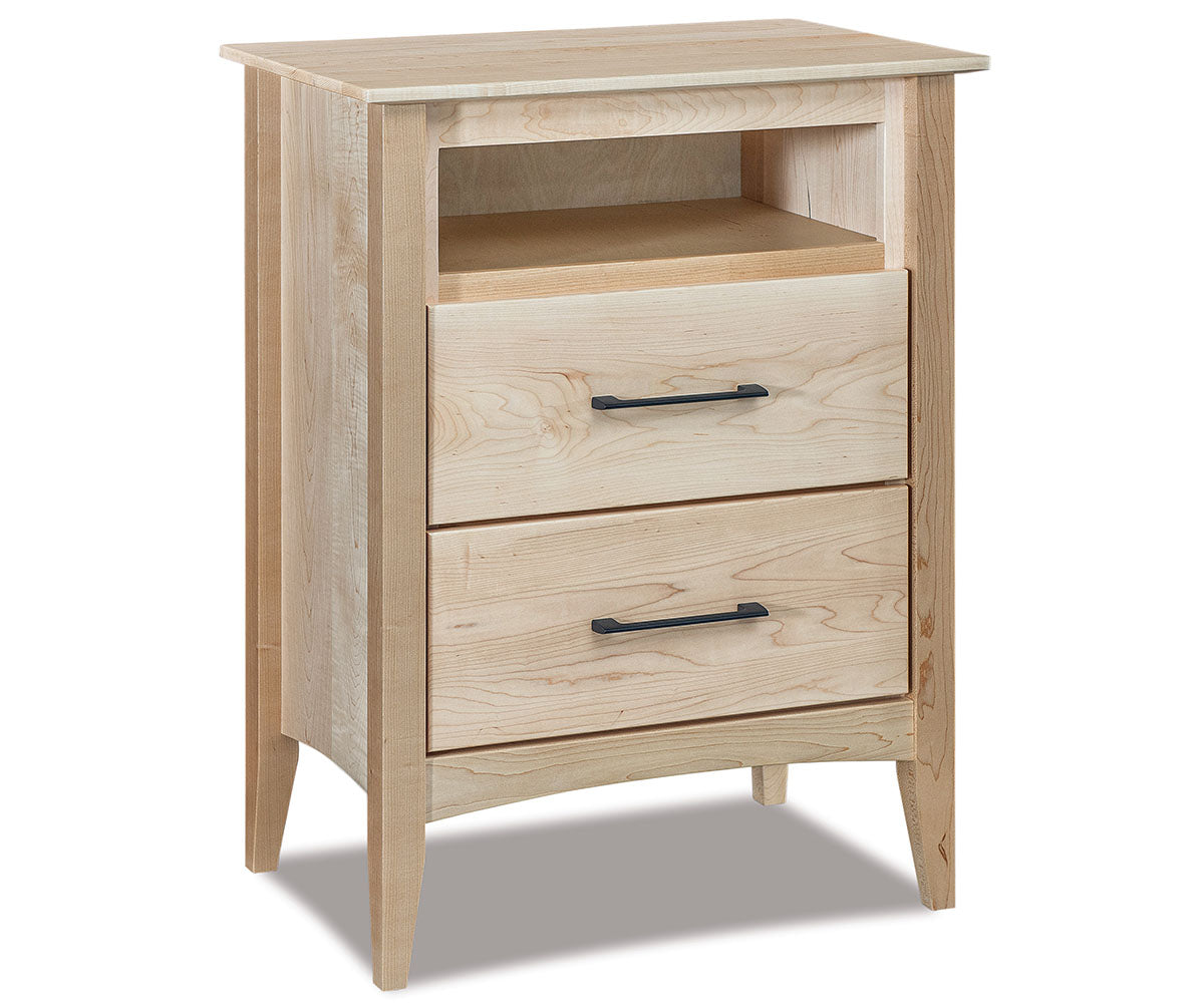 Atlantic 2 Drawer Nightstand with opening – 26½"W