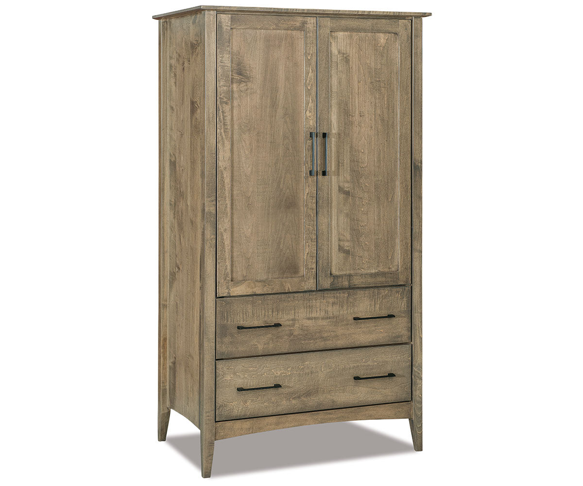 Atlantic Armoire; 2 drawer, 2 door – 40"W