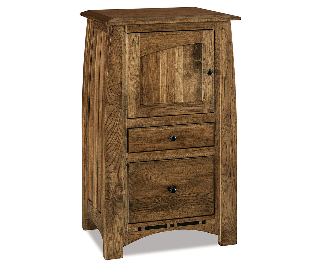 Boulder Creek C-Pap Nightstand; 2 drawer, 1 door – 24½"W