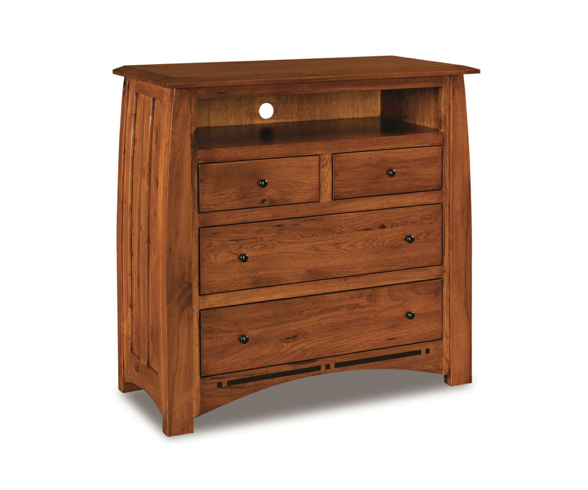 Boulder Creek 4 Drawer Media Chest – 41"W