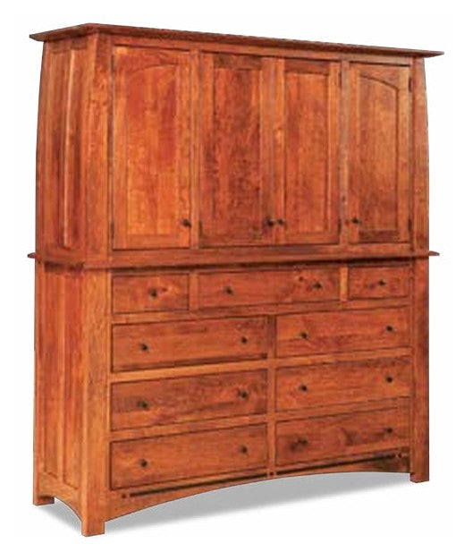 Boulder Creek 2 pc. Mule Chest; 9 drawer, 4 door – 69"W