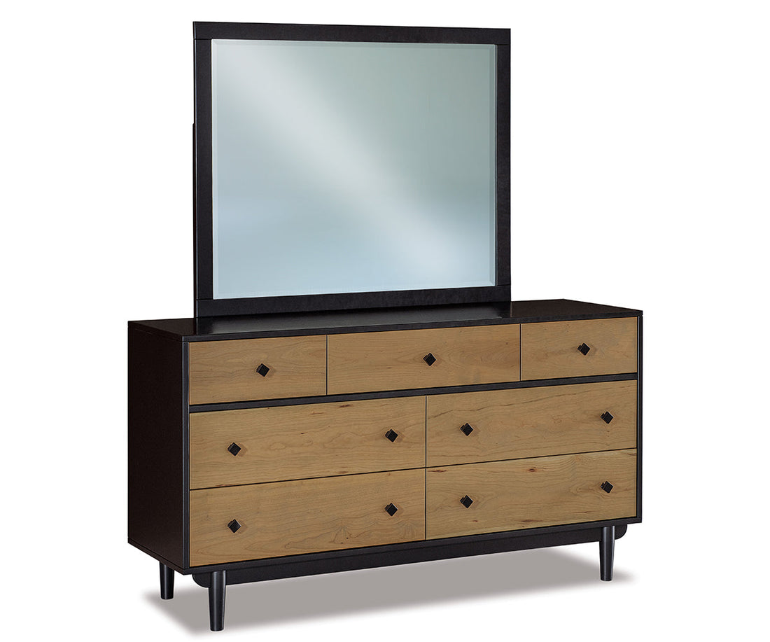 Baymont 7 Drawer Dresser with Beveled Mirror – 61¾"W