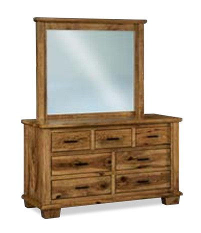Burlington 7 Drawer Dresser with Beveled Mirror – 60½"W
