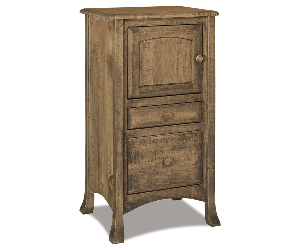 Carlisle C-Pap Nightstand; 2 drawer, 1 door – 23½"W