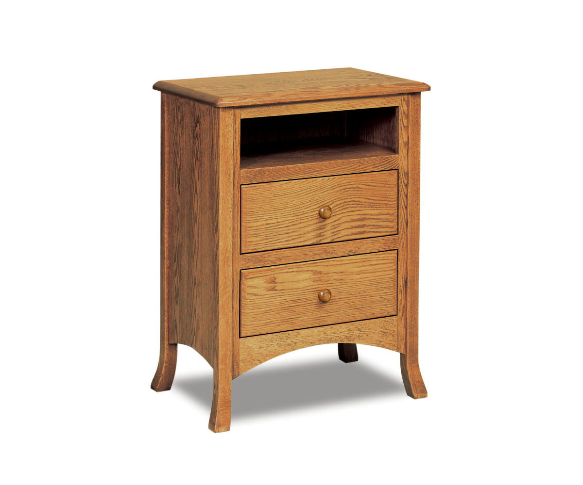Carlisle 2 Drawer Nightstand with opening – 26"W