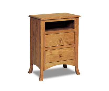 Carlisle 2 Drawer Nightstand with opening – 26"W