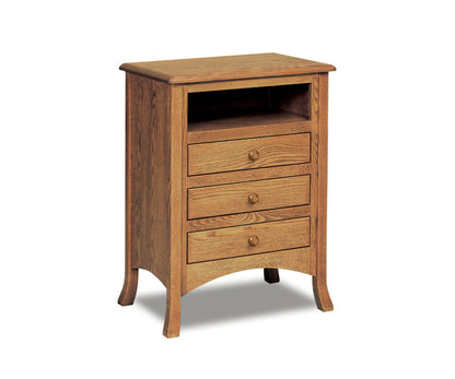 Carlisle 3 Drawer Nightstand with opening – 26"W
