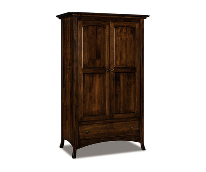 Carlisle Wardrobe Armoire; 1 drawer, 2 door – 47½"W