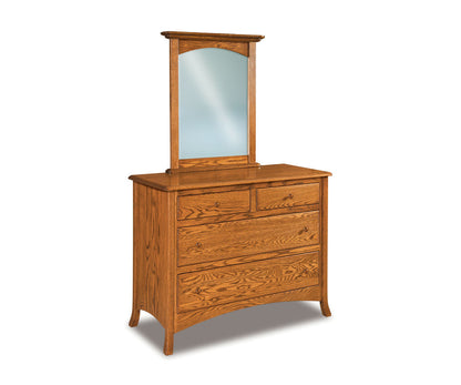 Carlisle 4 Drawer Dresser with Beveled Mirror – 50"W