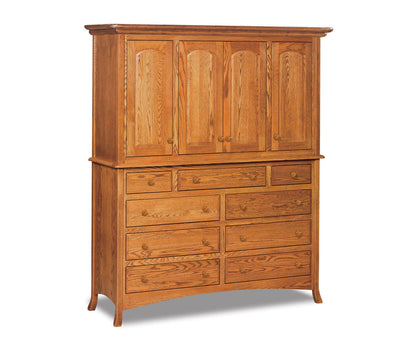 Carlisle 2 pc. Mule Chest; 9 drawer, 4 door – 69½"W