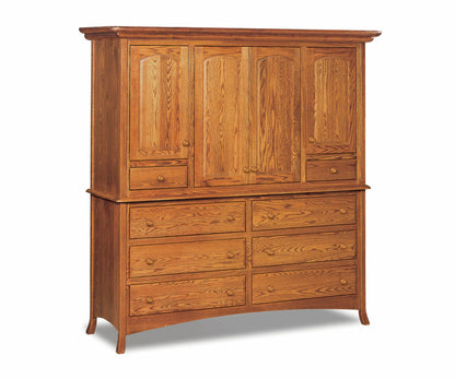 Carlisle 2 pc. Mule Chest; 8 drawer, 4 door – 77¾"W