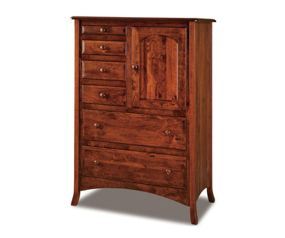 Carlisle Gentleman's Chest; 6 drawer, 1 door – 40"W