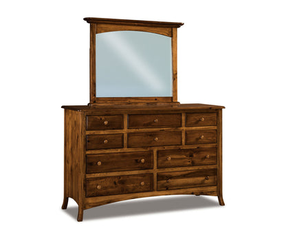 Carlisle 9 Drawer Dresser with Beveled Mirror