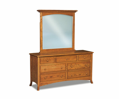 Carlisle 7 Drawer Dresser with Beveled Mirror – 66"W